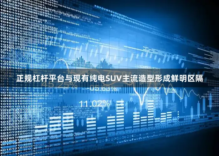正规杠杆平台与现有纯电SUV主流造型形成鲜明区隔